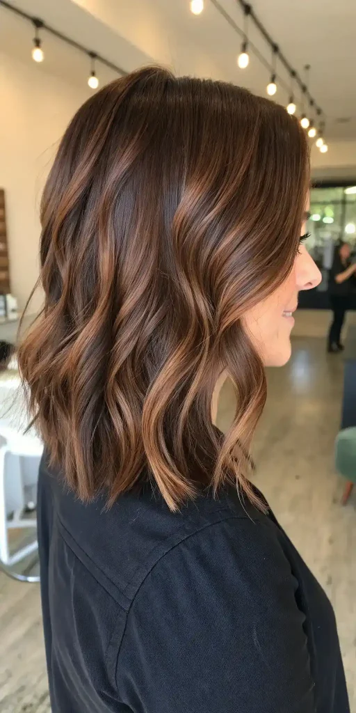 dark auburn hair with blonde highlights (9)