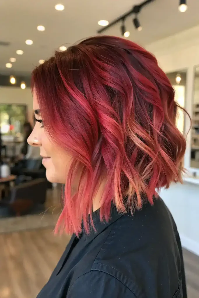 dark blonde hair with red highlights (5)