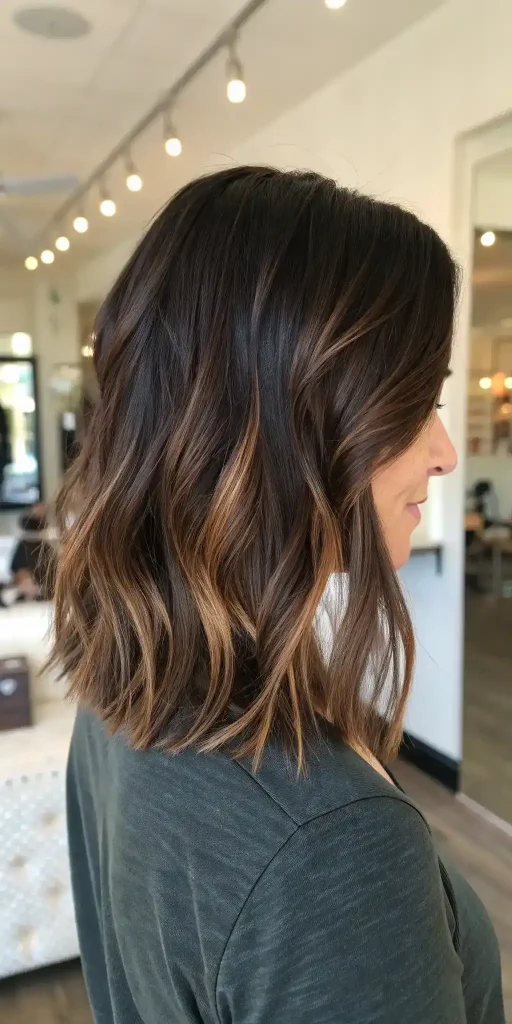 dark brown hair balayage (1)