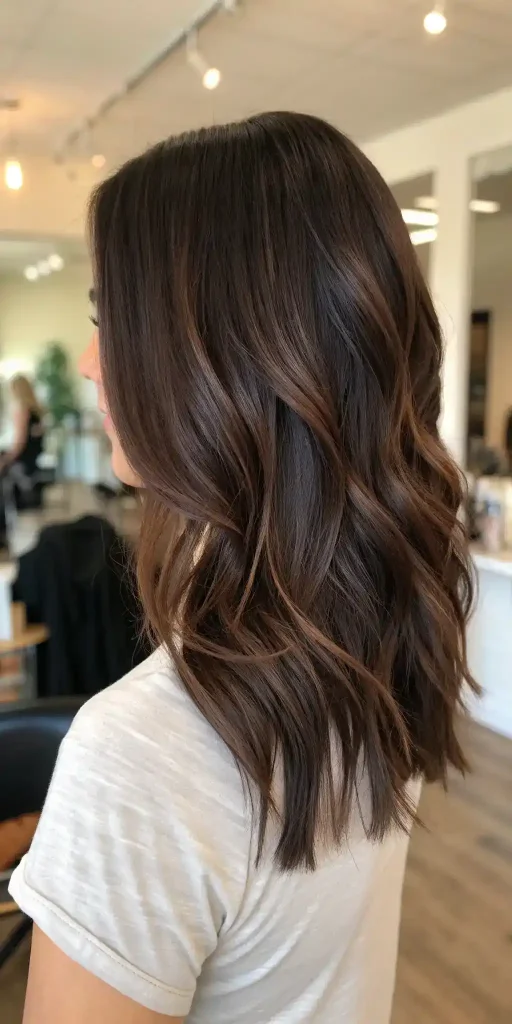 dark brown hair balayage (3)