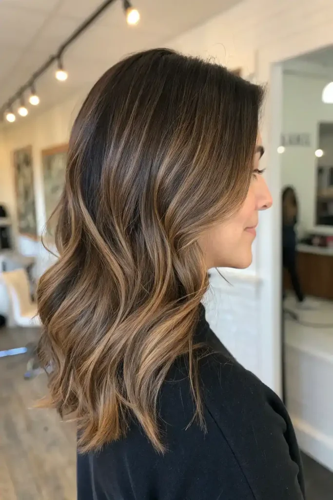 dark brown hair balayage (9)