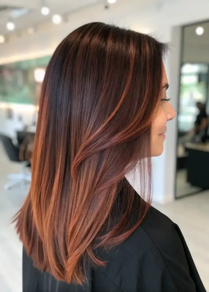 dark hair copper highlights (4)