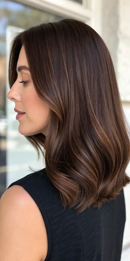 mahogany brown hair with highlights (2)