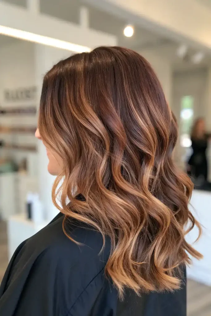 mahogany brown hair with highlights (4)