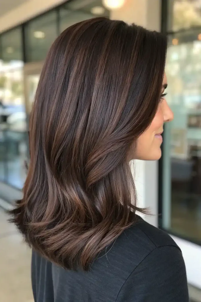 mahogany brown hair with highlights (8)