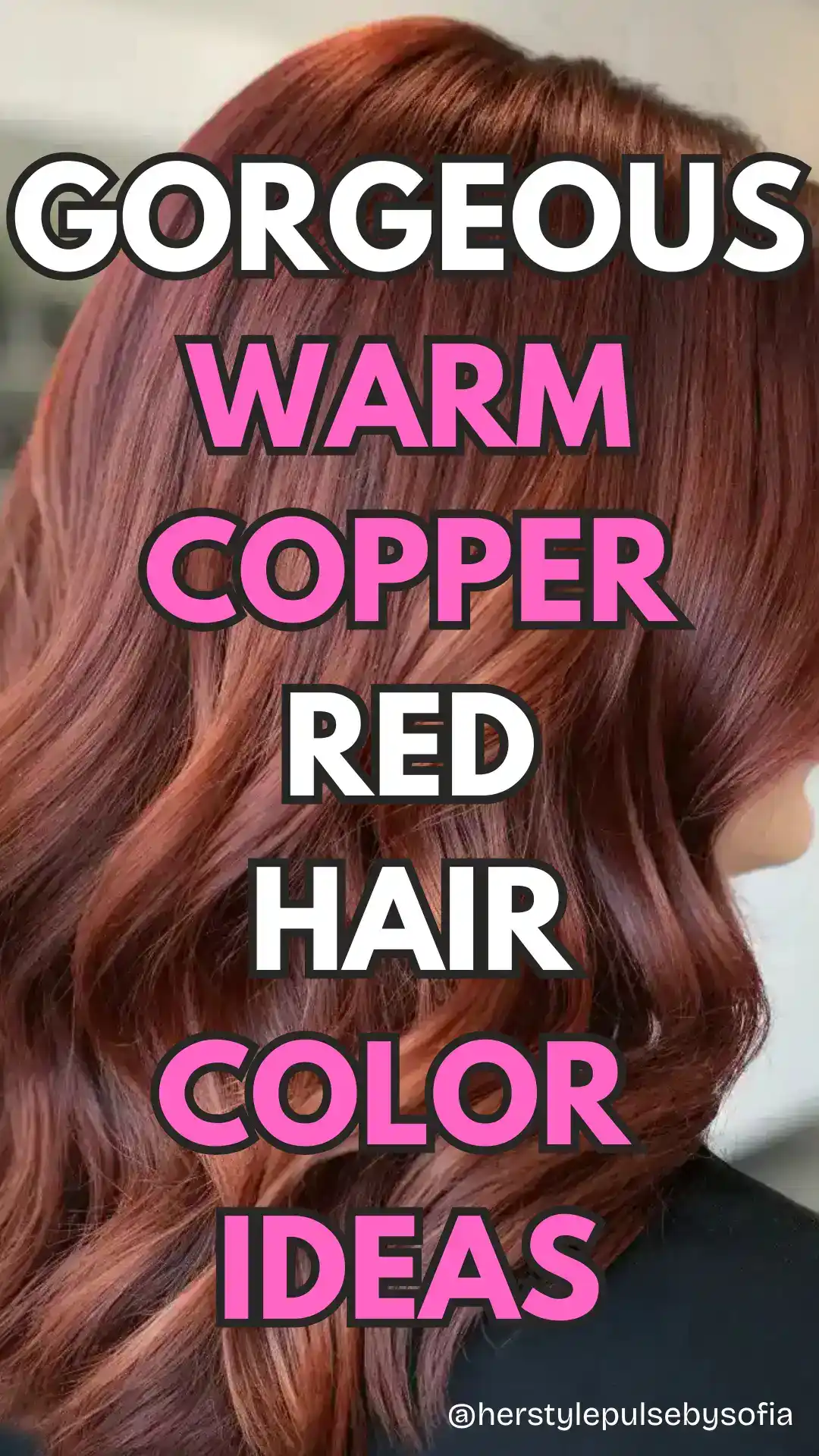 warm copper red hair color ideas