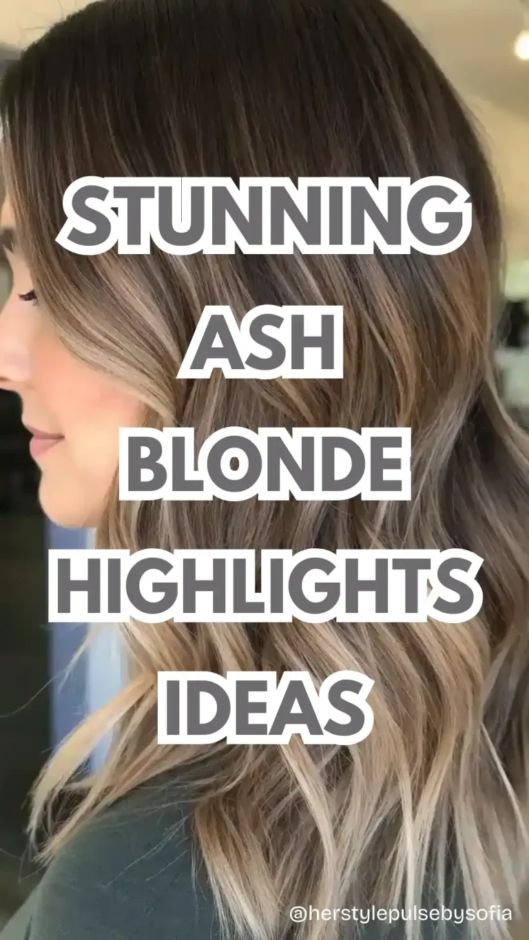 Ash Blonde Highlights Ideas