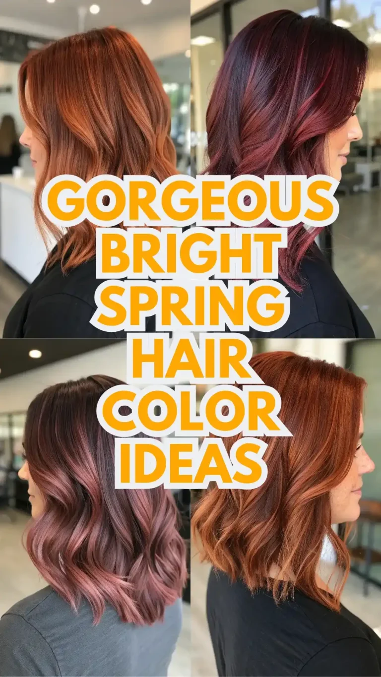 Bright Spring Hair Color Ideas