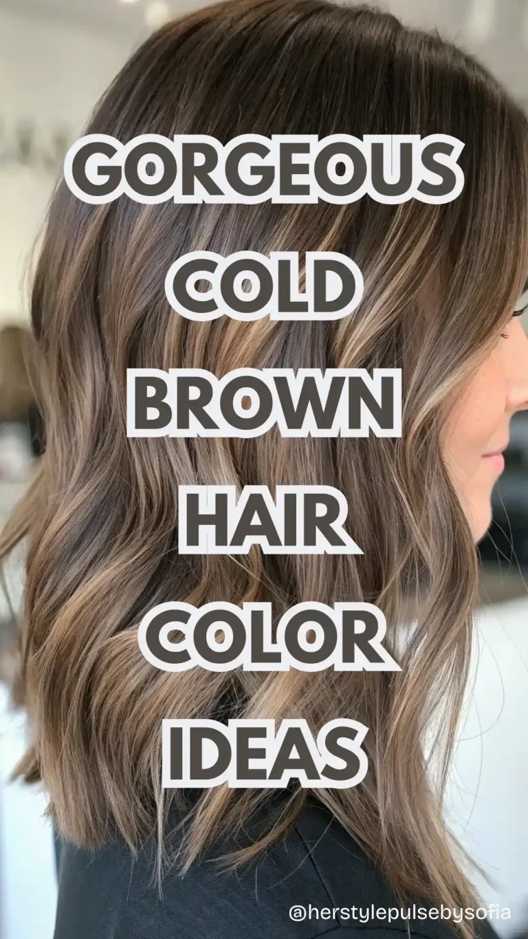 Cold Brown Hair Color Ideas