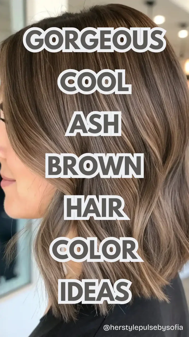 Cool Ash Brown Hair Color Ideas