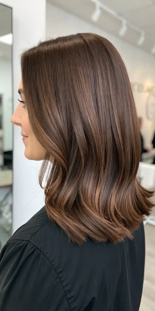 Cool Toned Brown Hair With Highlights (3)