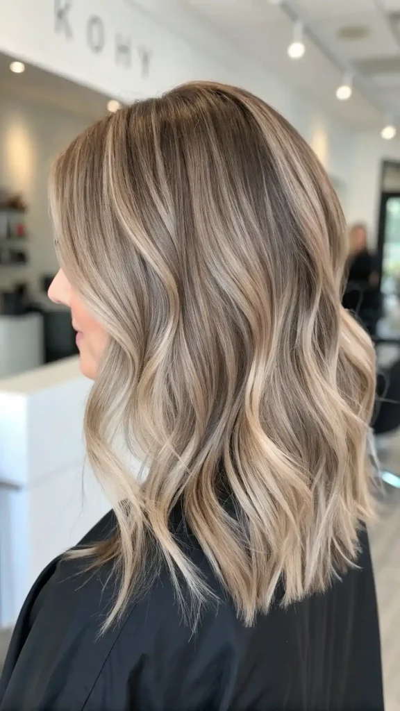 Cool Toned Brown Hair With Highlights (4)