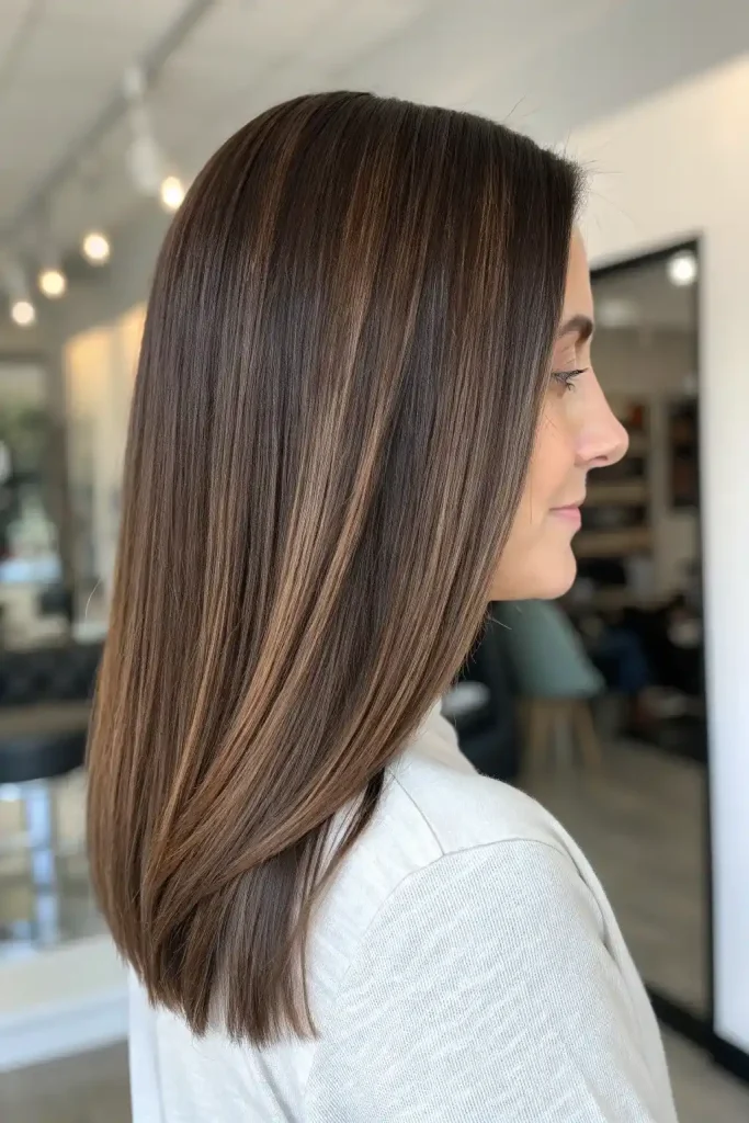 Cool Toned Brown Hair With Highlights (9)