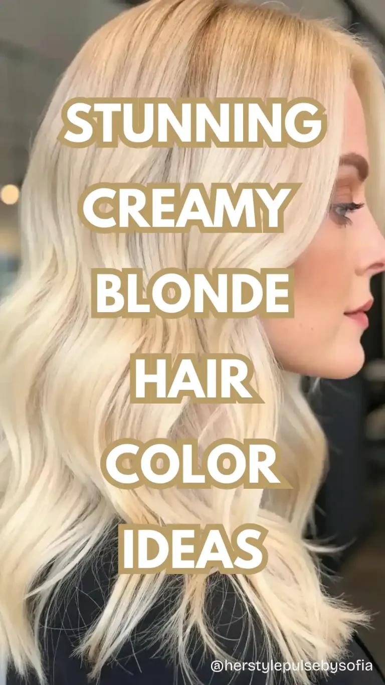 Creamy Blonde Hair Color Ideas