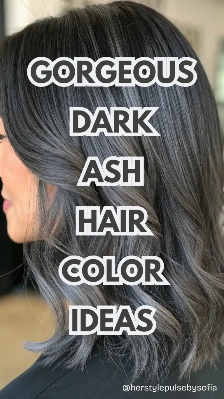 Dark Ash Hair Color Ideas