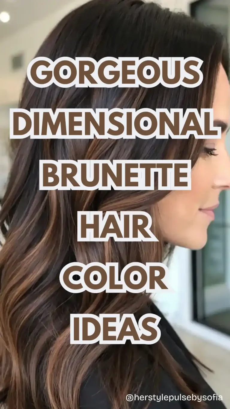 Dimensional Brunette Hair Color Ideas