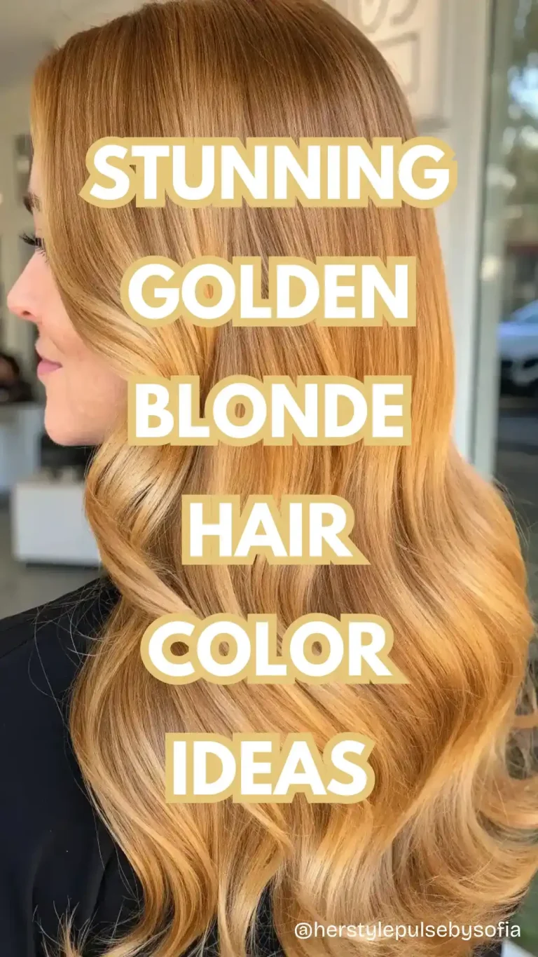 Golden Blonde Hair Color Ideas