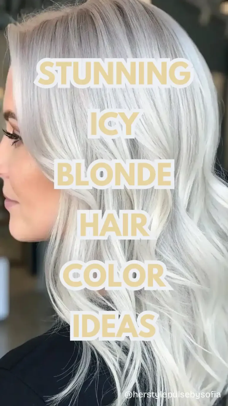 Icy Blonde Hair Color Ideas