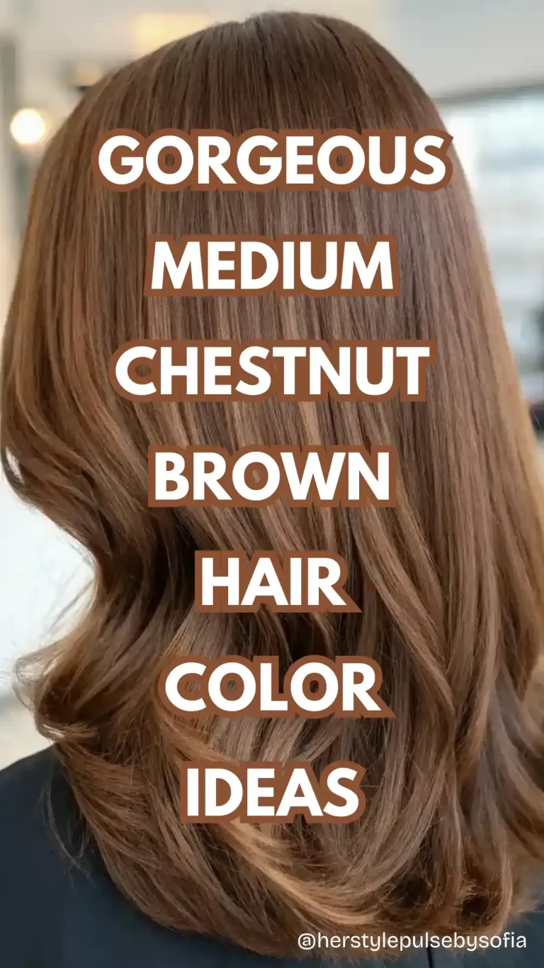 Medium Chestnut Brown Hair Color Ideas