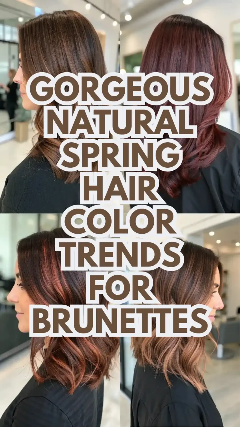Natural Spring Hair Color Trends for Brunettes