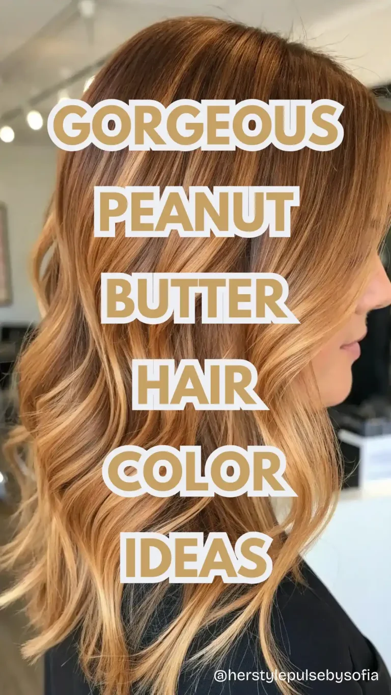 Peanut Butter Hair Color Ideas
