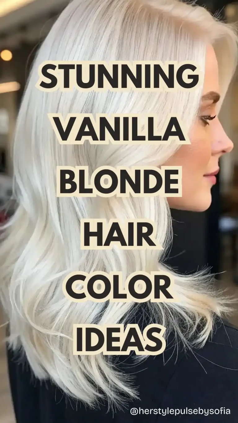 Vanilla Blonde Hair Color Ideas