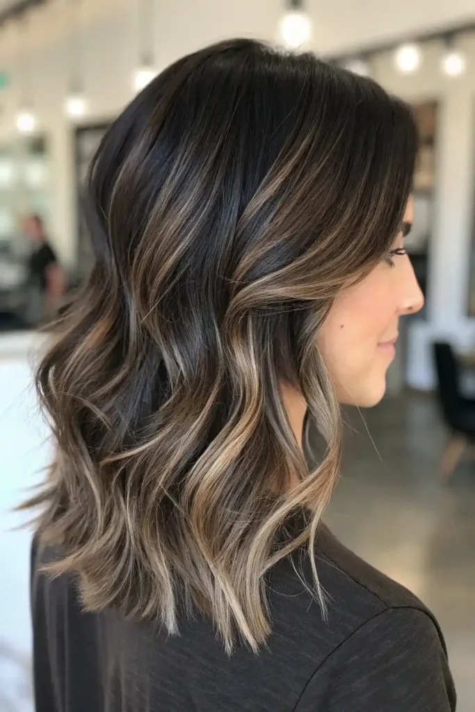 ash blonde highlights on dark hair (4)