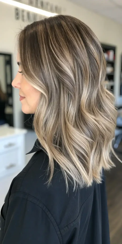 ash blonde highlights on dark hair (9)