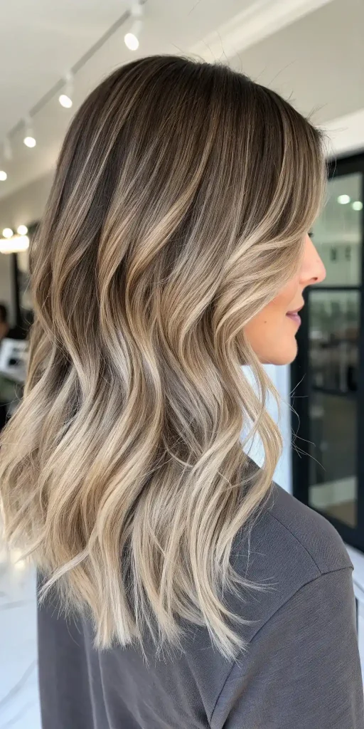 ash blonde with brown lowlights (9)