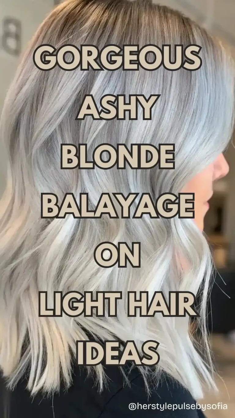 ashy blonde balayage on light hair ideas