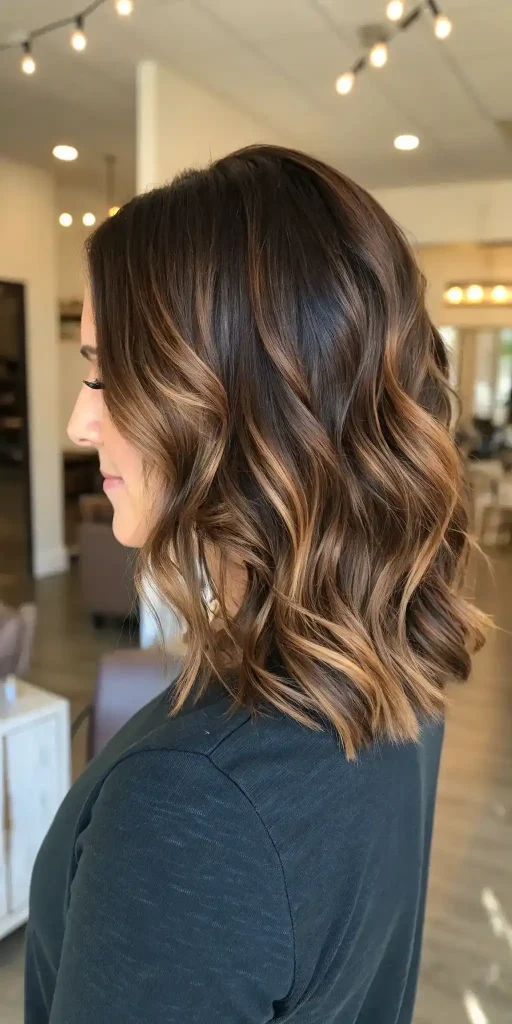 black hair balayage (2)