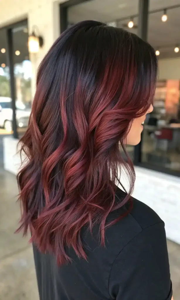 black hair balayage (5)