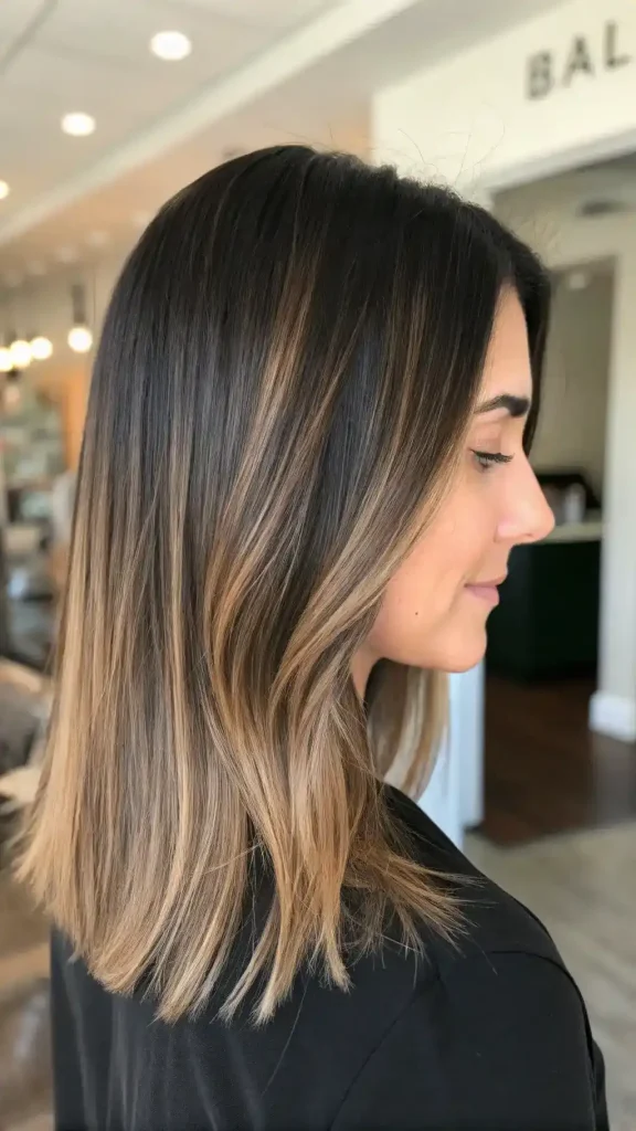black hair balayage (6)