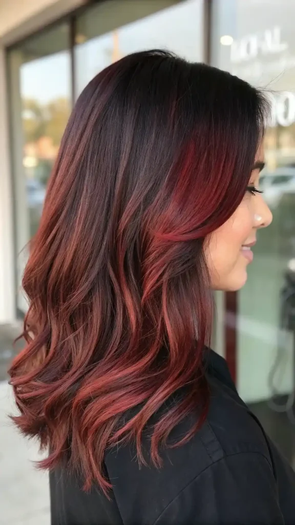 cherry cola hair with highlights (8)