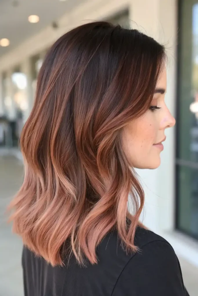 cherry mocha hair with highlights (9)