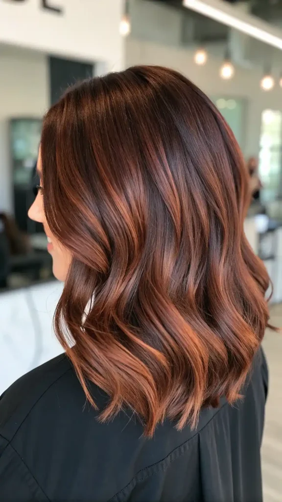 chocolate auburn hair color warm browns (10)