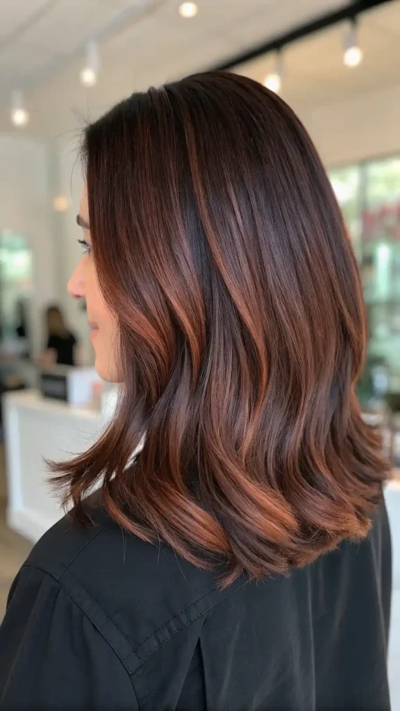 chocolate auburn hair color warm browns (6)