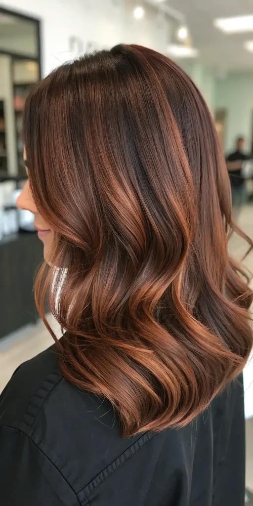 chocolate auburn hair color warm browns (7)