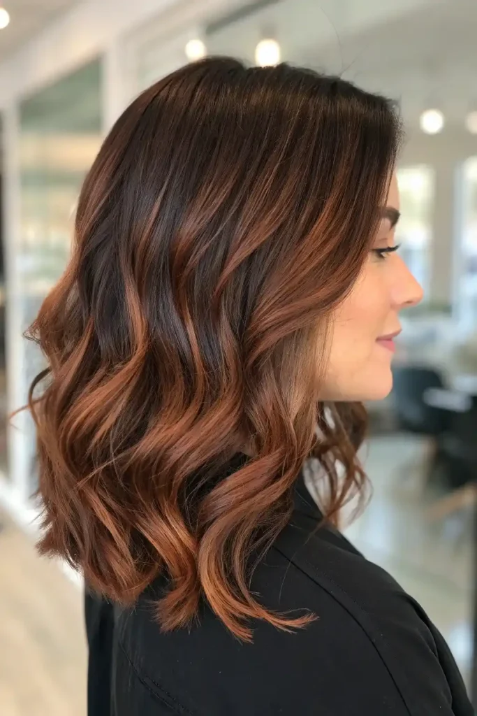 chocolate auburn hair color warm browns (8)