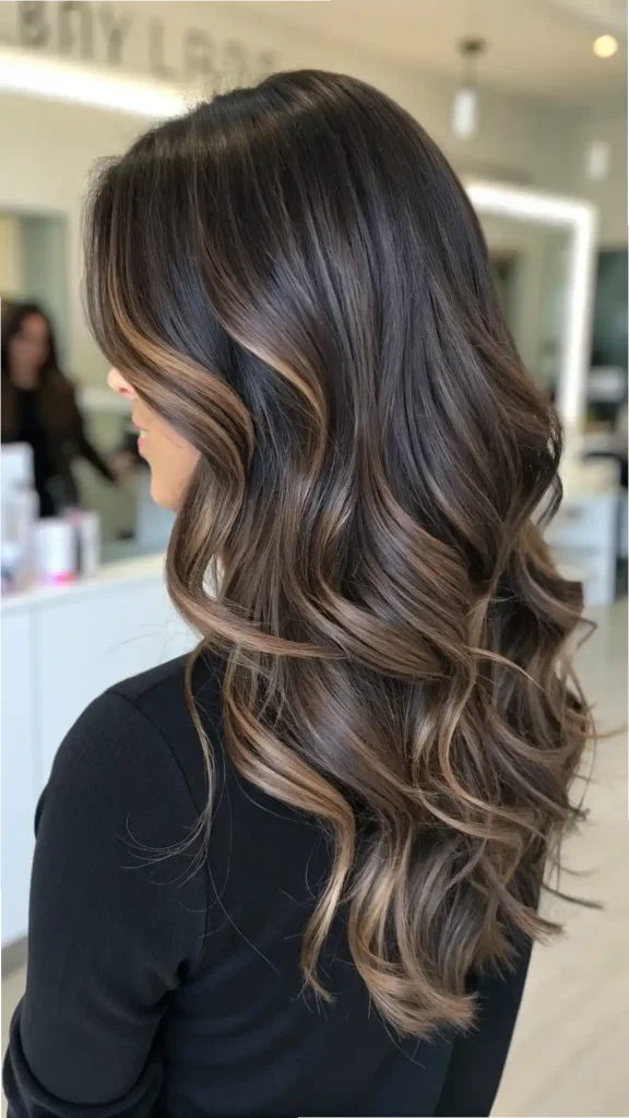 cool toned highlights brunettes (1)