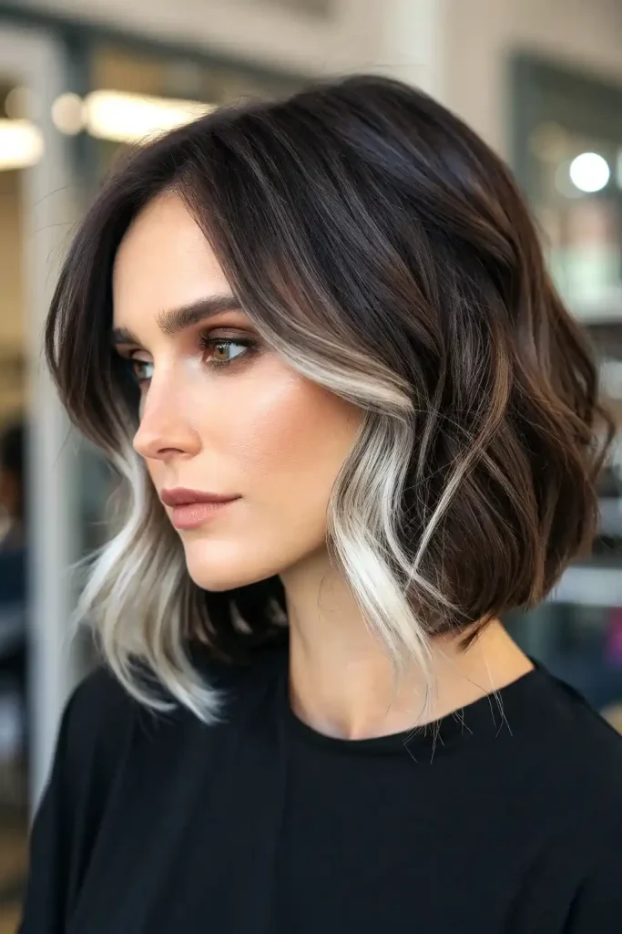 cool toned highlights brunettes (5)