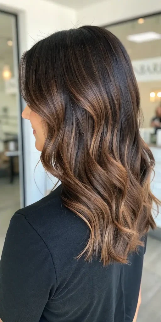 cool toned highlights brunettes (6)