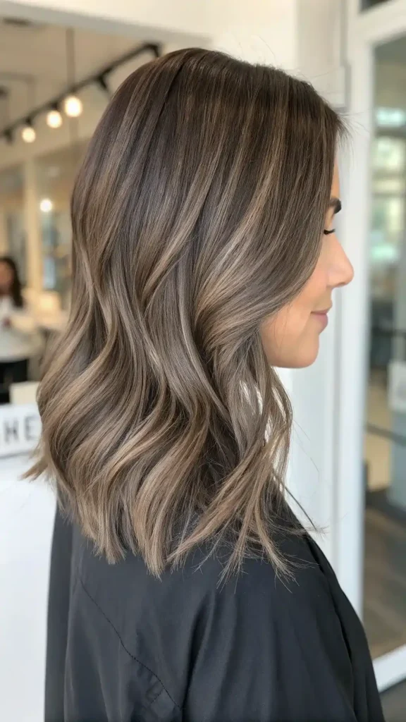 cool toned highlights brunettes (7)