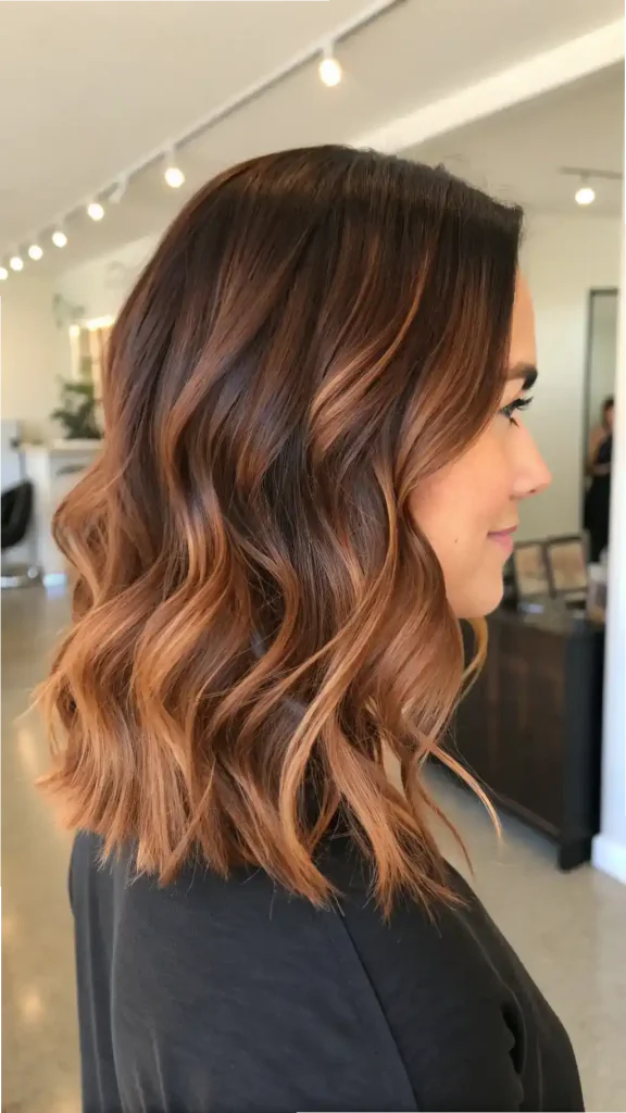 copper brown balayage hair (1)