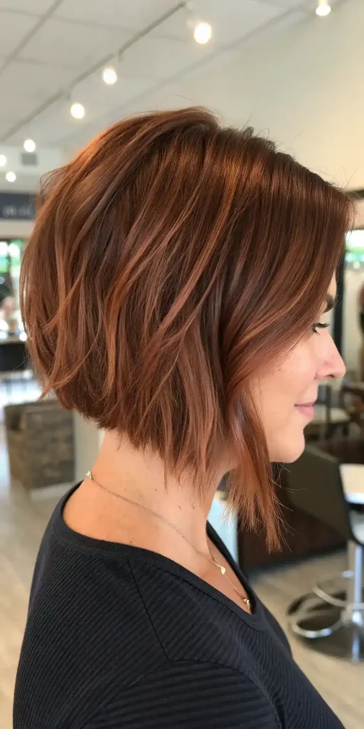 copper brown balayage hair (10)