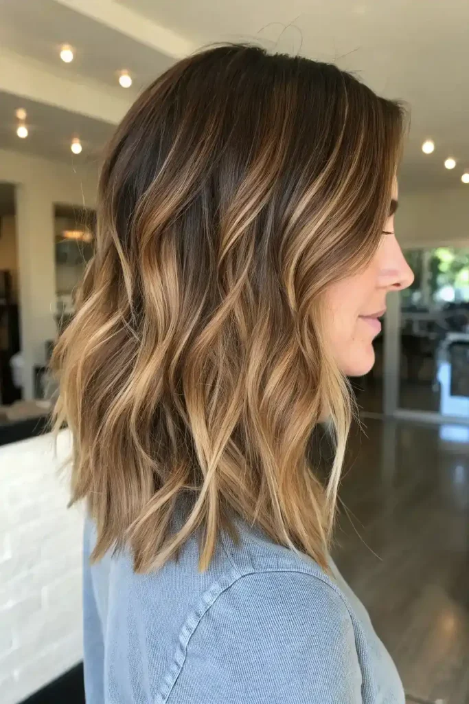 copper brown balayage hair (2)