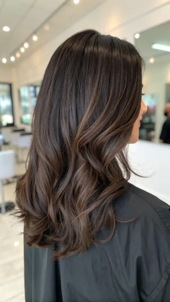 dark brown hair with highlights (10)