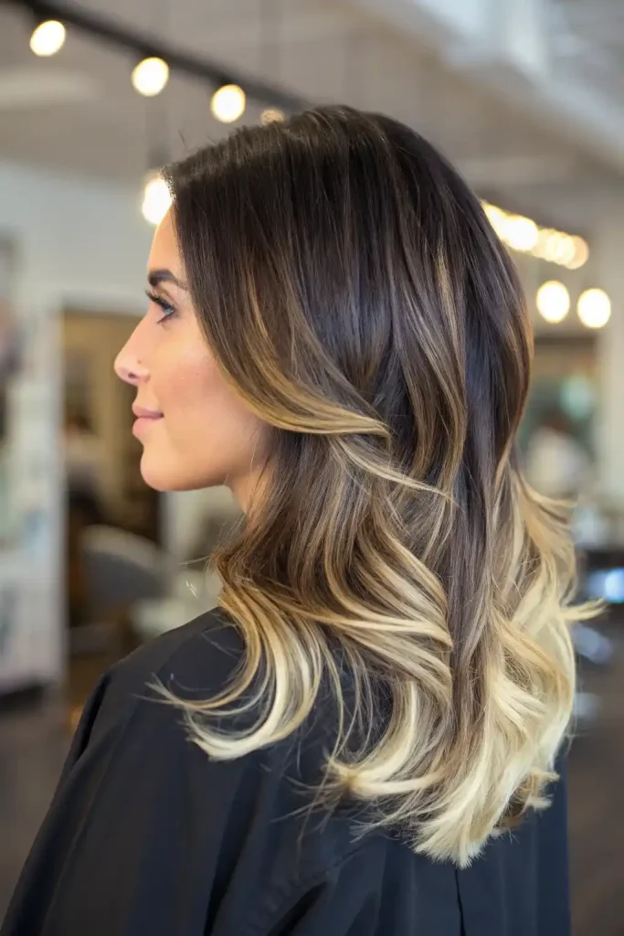 dark brown hair with highlights (7)