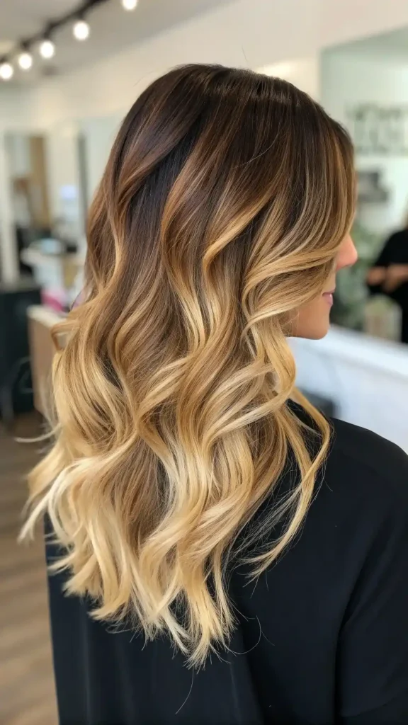 dark brown hair with highlights (9)