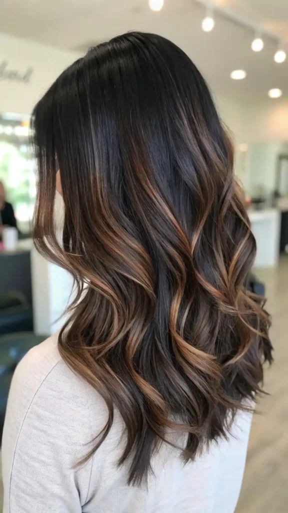 dark brunette balayage hair (9)